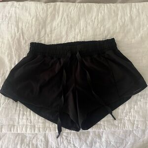 Black lululemon shorts